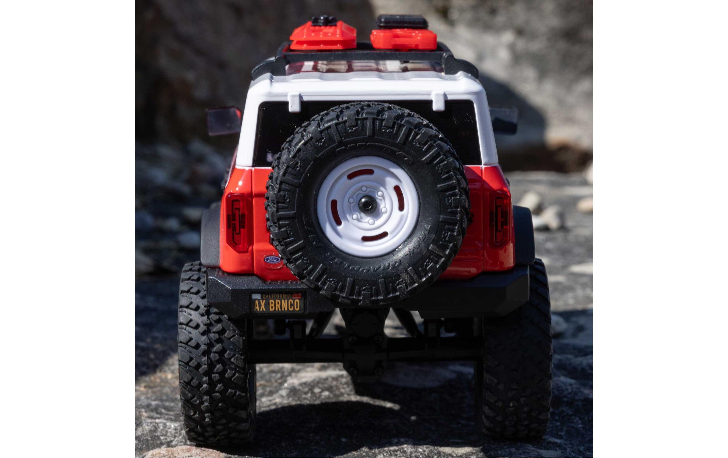 Rock Crawler SCX24 Ford Bronco, Rot RTR, 1:24<br>4 x 4 RTR Brushed Rock Crawler