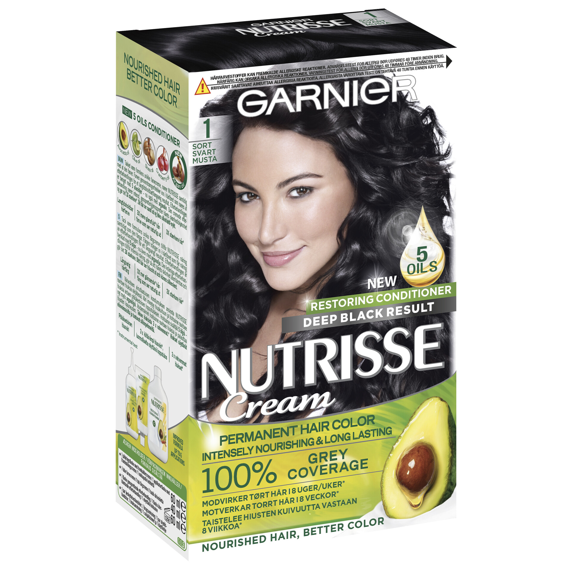 Garnier Nutrisse Cream 1 Sort