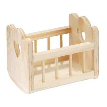 hobbyfun Holzwiege 10 x 7 x 8 cm