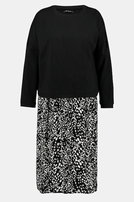 Bellieva-Sweatkleid, Stillfunktion, Rundhals