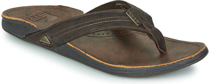 Reef J-Bay Iiidark Brown Dark Brown Heren Slippers Donkerbruin