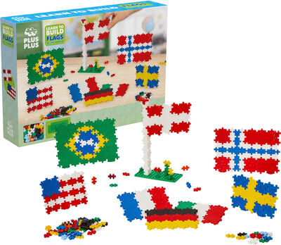 Plus-Plus Verdens Flagg Puslespill