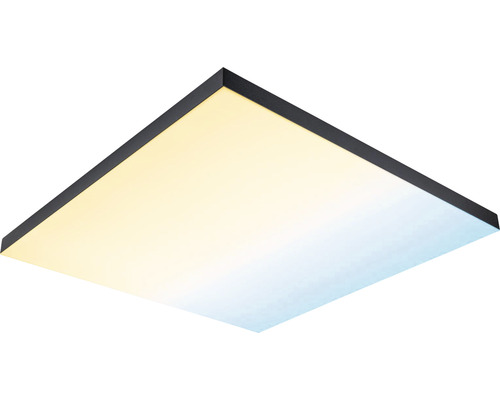 Frameloos dimbaar LED-paneel, 38,5 W, 2820 lm, 2700-6500 K, 59,5 x 59,5 cm, zwart, met afstandsbediening en nachtlampfunctie
