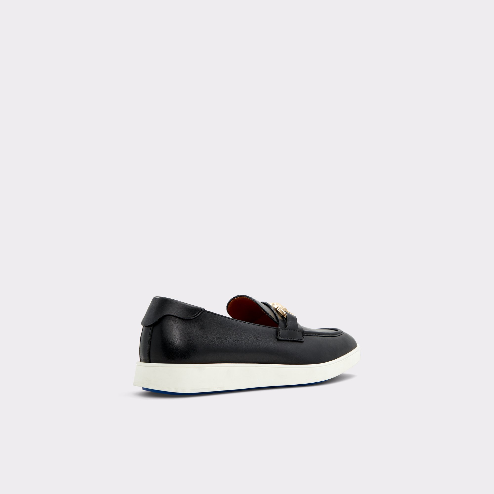 Courtside Black Men Loafers & Slip-Ons