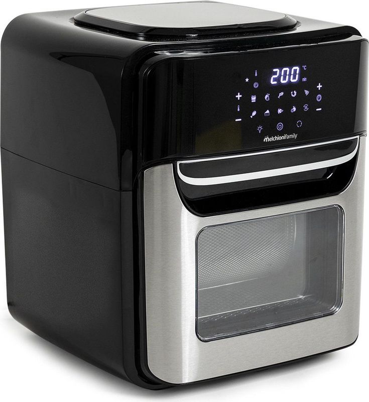 Melchioni - Virginia Smart - Airfryer - Zwart - 12 L - 1700 W - Wifi