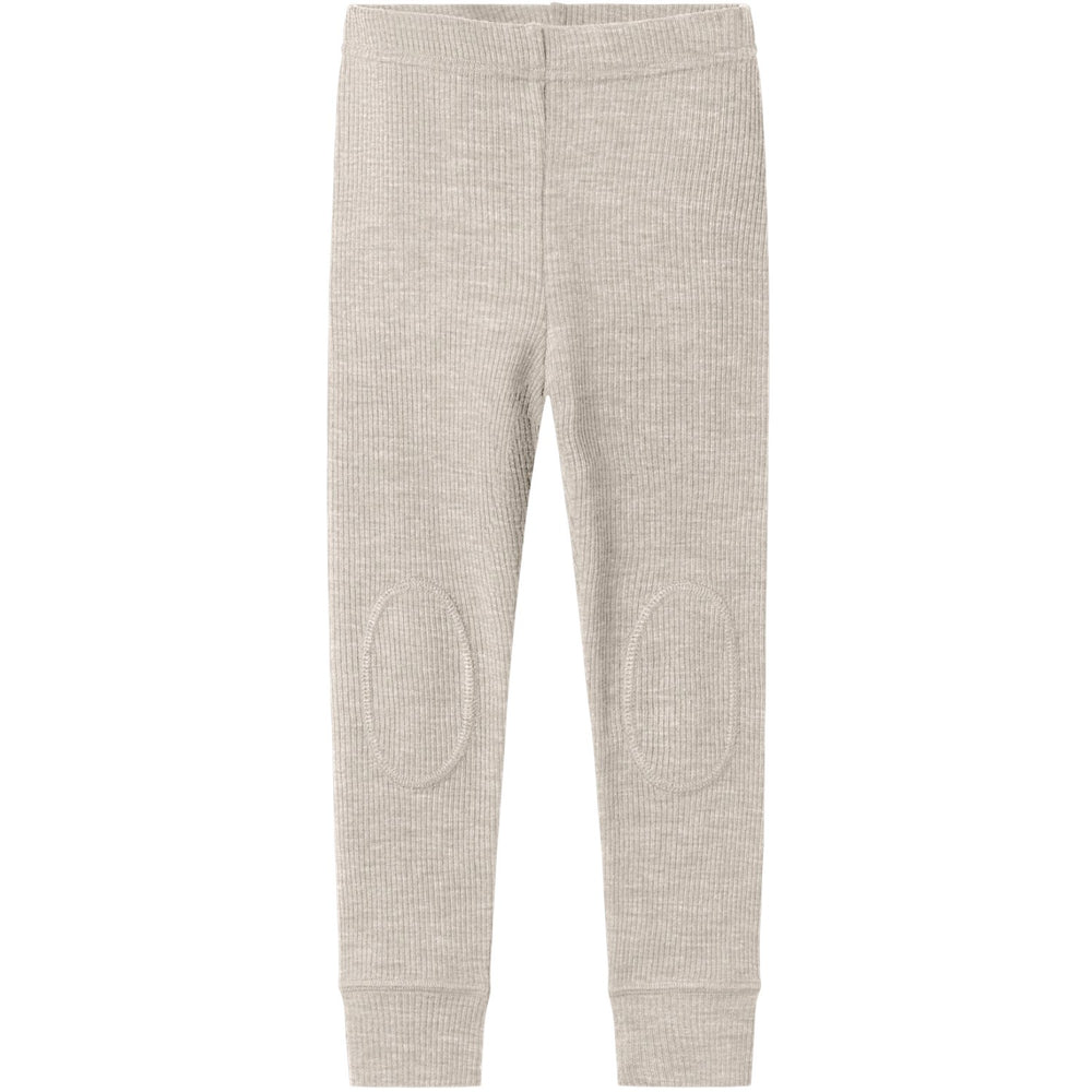 Køb Name It Nacreous Cloud Nmnwax Uld Rib Leggings Noos