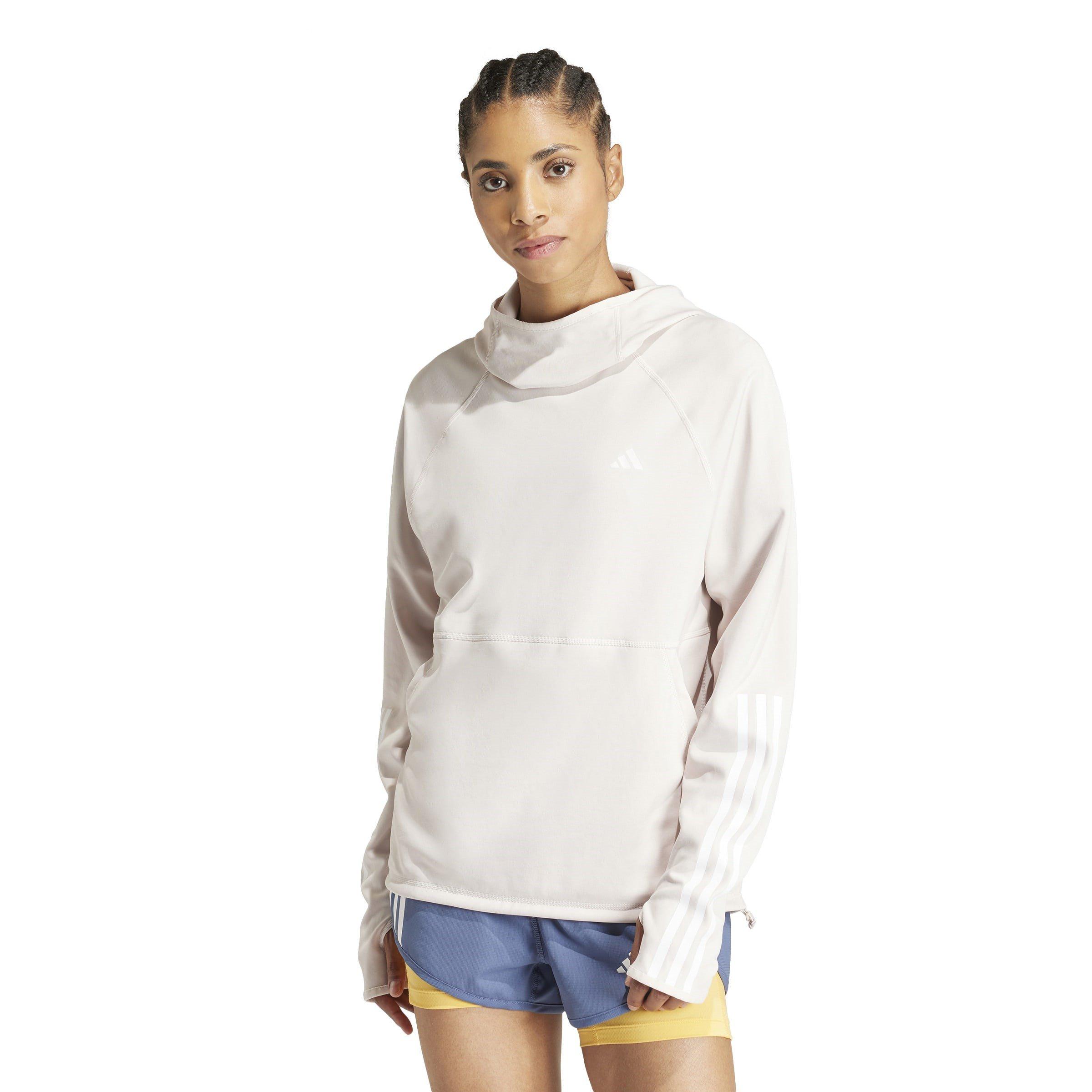 adidas Own The Run 3 Stripes Hoodie Womens