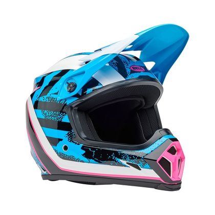 Casque cross Bell MX-9 MIPS BREAKDANCE 2025 - Bleu / Bleu