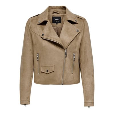 Veste femme Onlscootie Faux Suede Biker ONLY