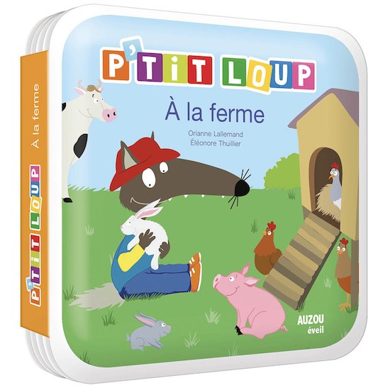 P'tit Loup à la ferme   Multicolore        de               AUZOU