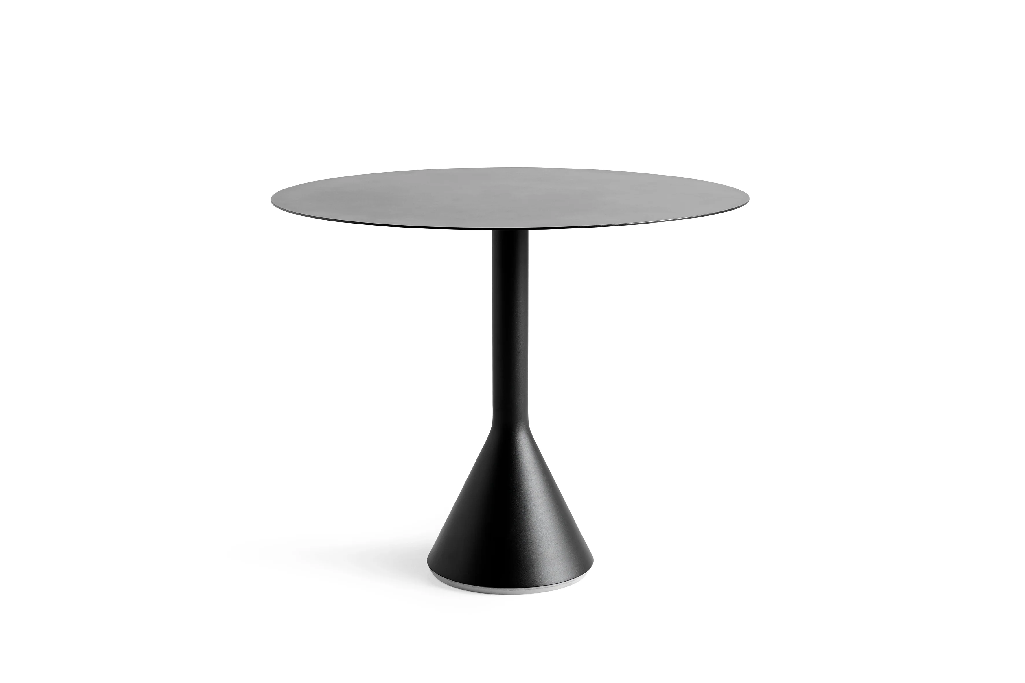 HAY  Palissade Cone havebord, Anthracite - Ø90xH74 cm.