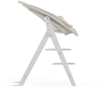 Cybex Click & Fold Matstol 4-in-1, All White