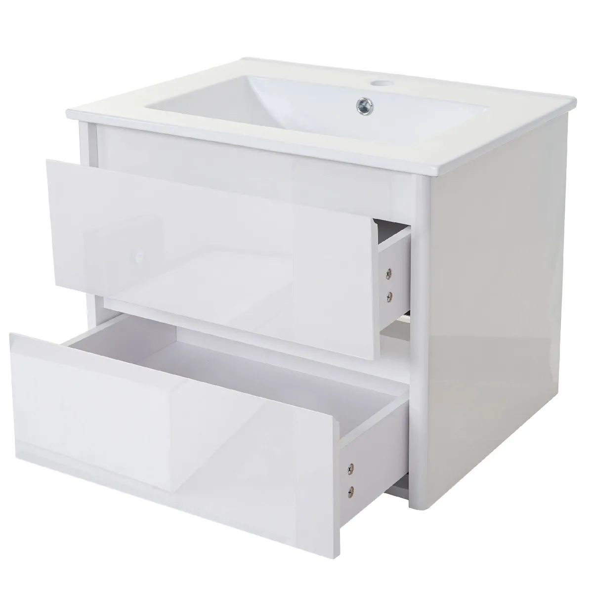 decoshop26 Meuble Lavabo - Blanc 50x60 cm
