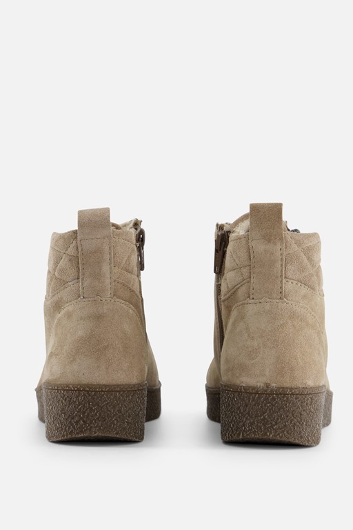 Feyn Veterboots taupe Suede