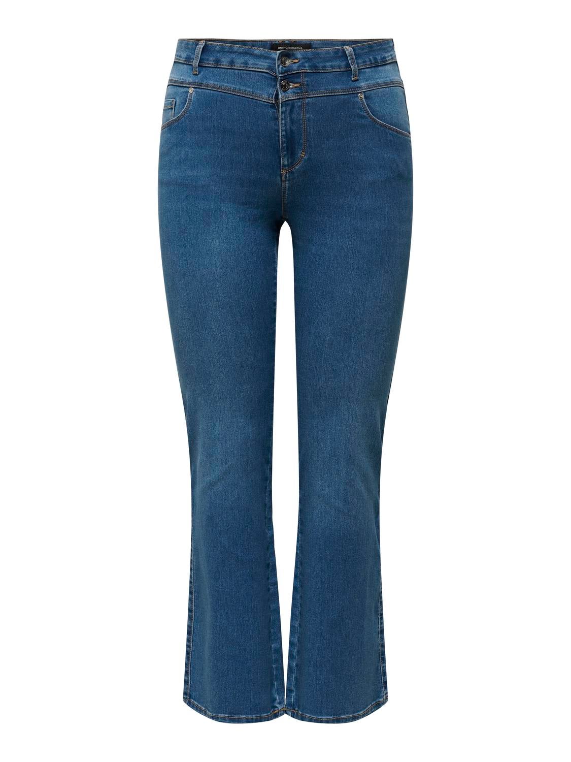 CARAUGUSTA Mittlere Taille Ausgestellt Jeans Medium Blue Denim