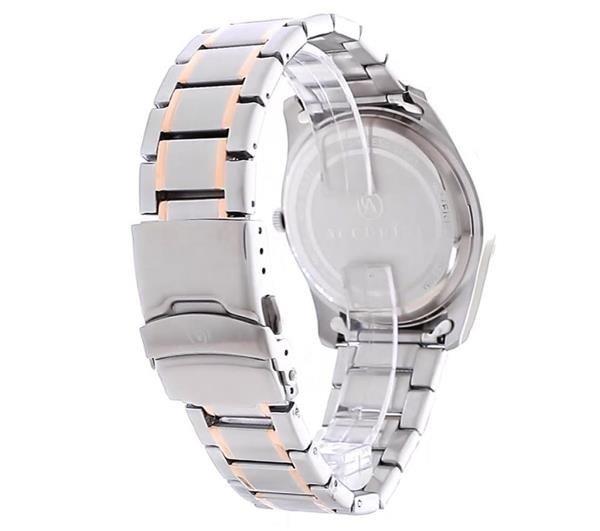 Accurist Mens Accurist Blue Dial Two Tone Watch