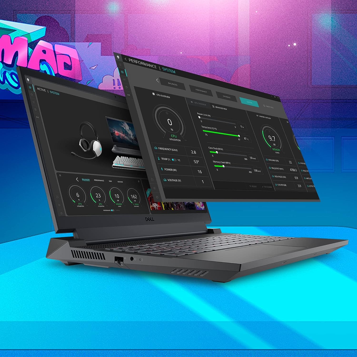 Notebook Gamer Dell G15 5530 - Tela FHD de 15,6 polegadas (1920x1080), Intel Core i7-13650HX, 16GB de RAM DDR5, SSD de 1TB, NVIDIA GeForce RTX 4060 8GB GDDR6, Windows 11 Home, Serviço - Cinza Escuro