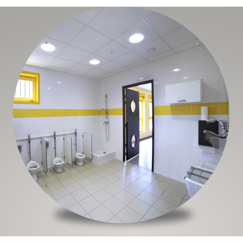 Miroir pour sanitaire incassable PLEXICHOK -