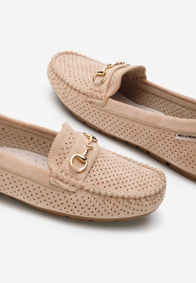 Mocassins femme kaki Aishani