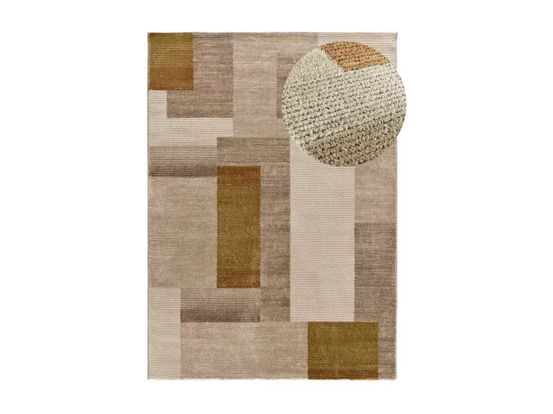 Tapis intérieur - géométrique - multicolore - 80 x 150 cm - MELFI