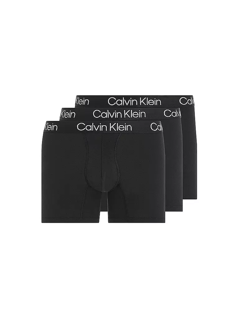 CALVIN KLEIN Shorts 3er Pkg. black schwarz