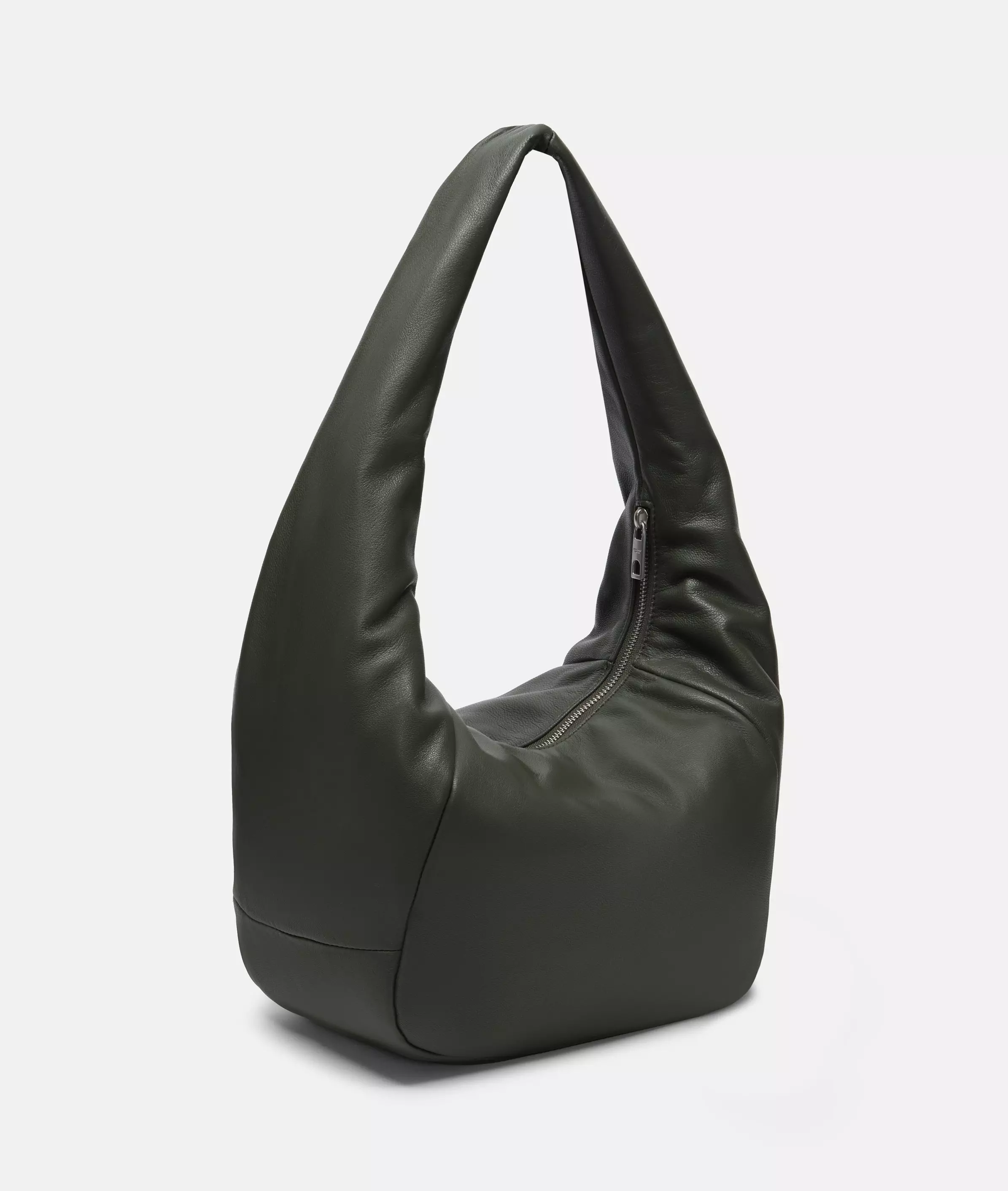 Farrah Hobo M Spacious goatskin leather hobo bag