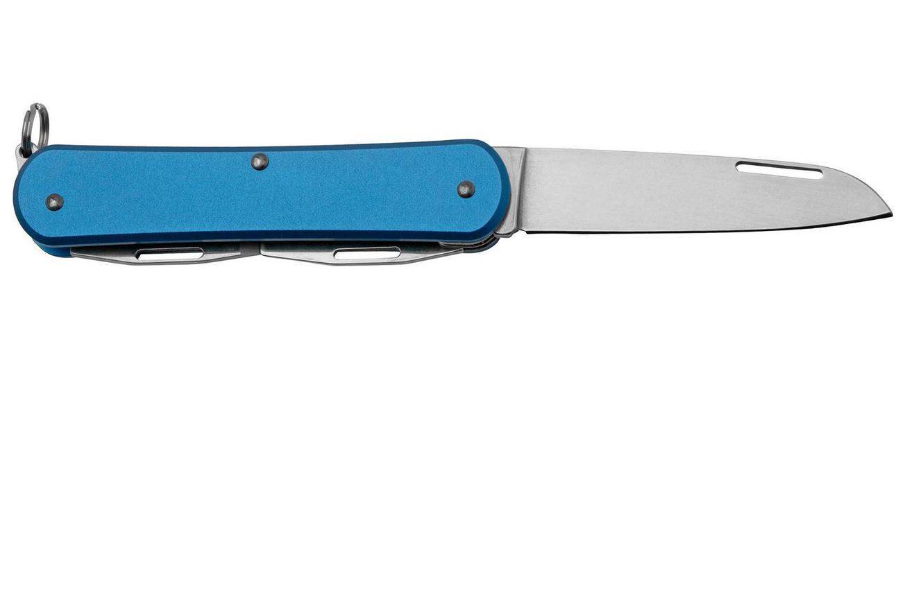 FOX Vulpis 3-Tools FX-VP130-3SB N690Co, Aluminium Sky Blue, Zwitsers zakmes