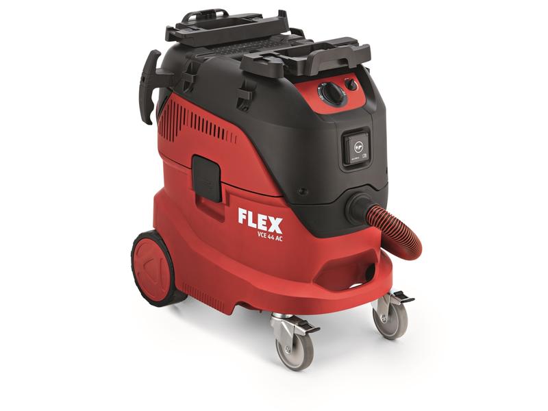 Flex Industriesauger VCE 44 L AC inkl. Reinigungsset Sauger für die Nass- und Trocken-Reinigung der Klasse L mit automatischer Filterabreinigung