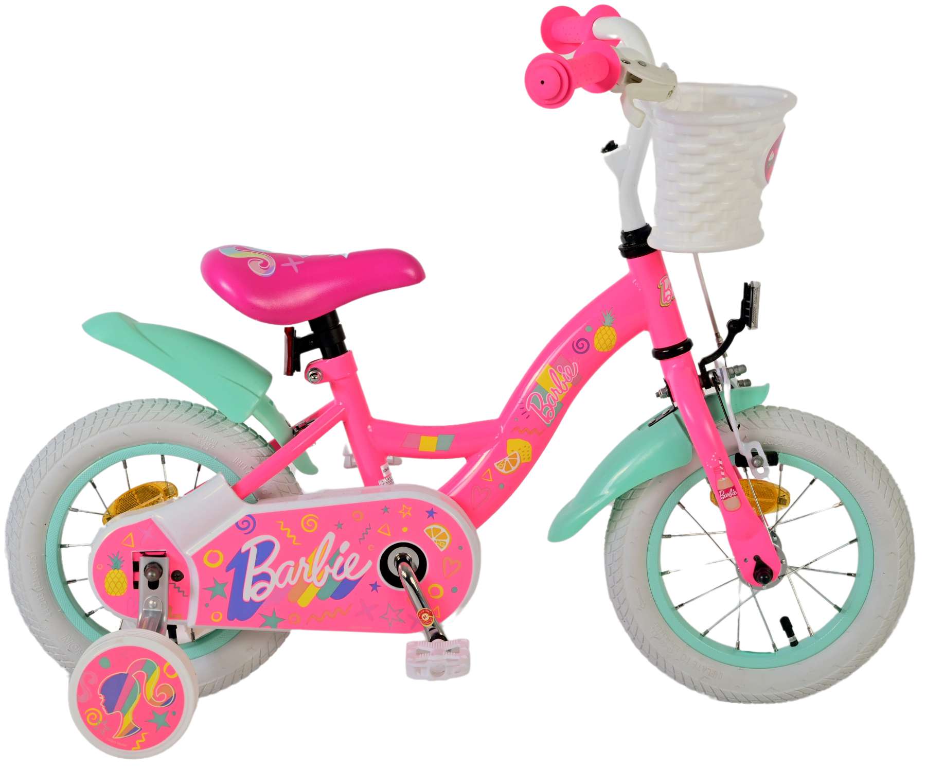 Kinderfahrrad Barbie Fahrrad in Rosa für Mädchen 12 Zoll Kinderrad