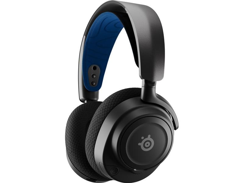 Steel Series Headset Arctis Nova 7P Blau/Schwarz Kabelloses Gaming-Headset mit Surround-Sound