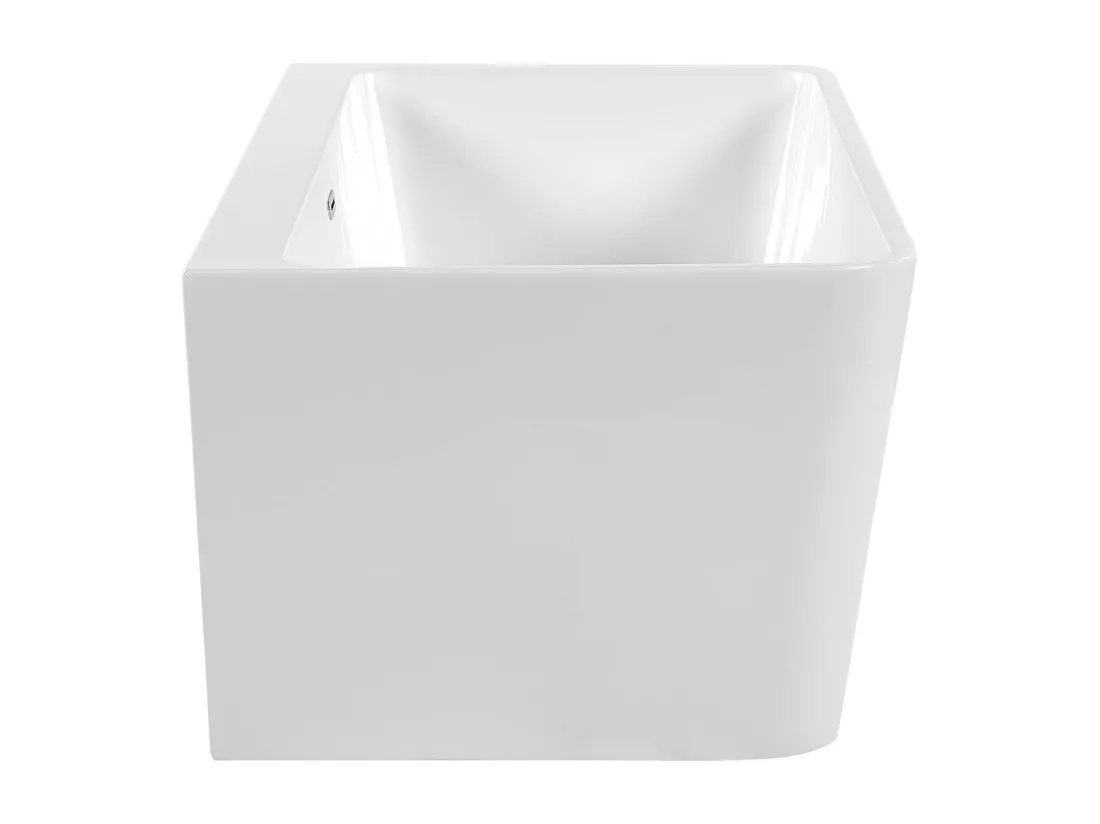 Baignoire semi-îlot blanche 170 x 80 cm HASSEL