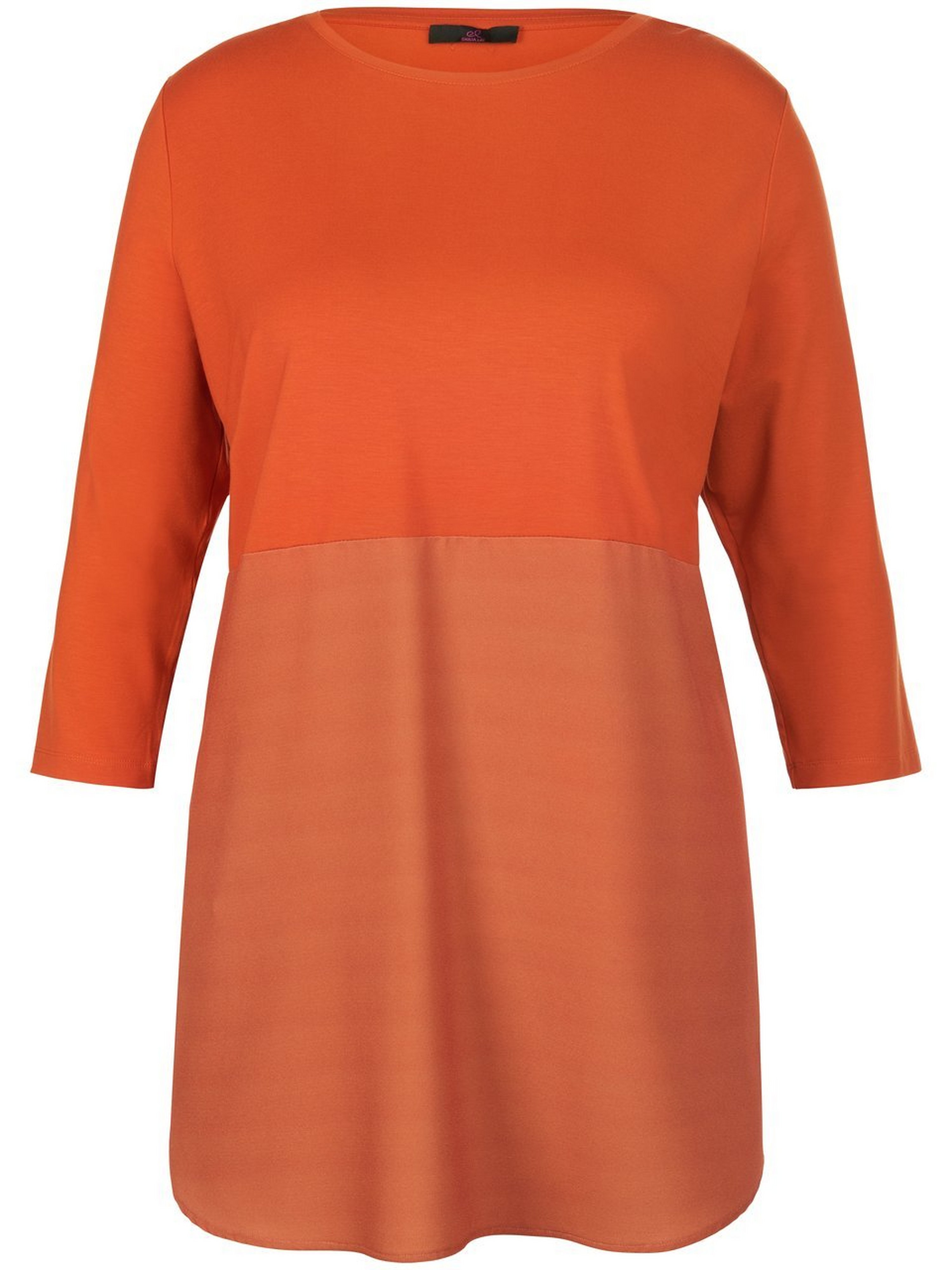 Rundhals-Shirt mit 3/4-Arm