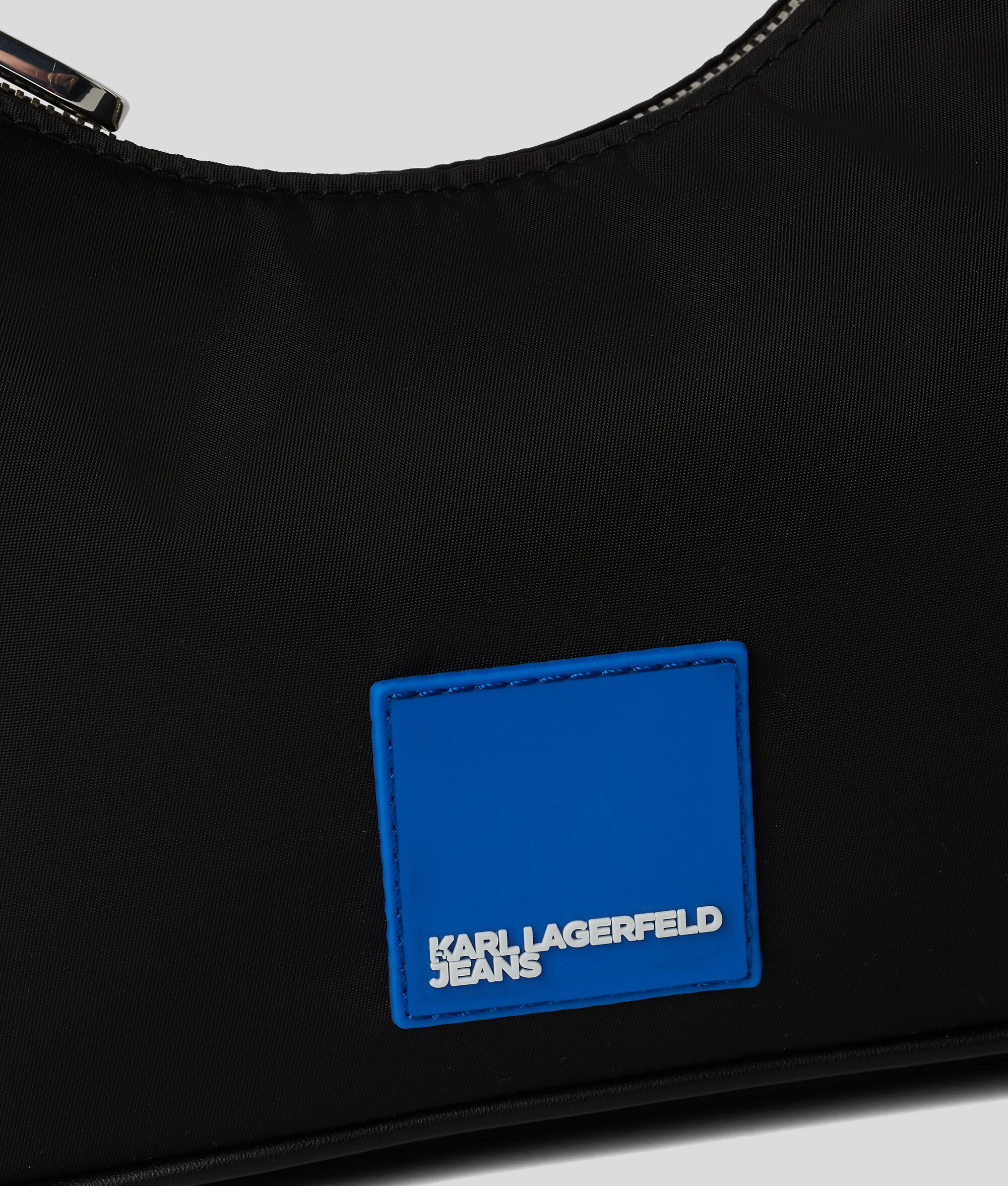 Petit sac porté épaule KLJ avec sangle tressée