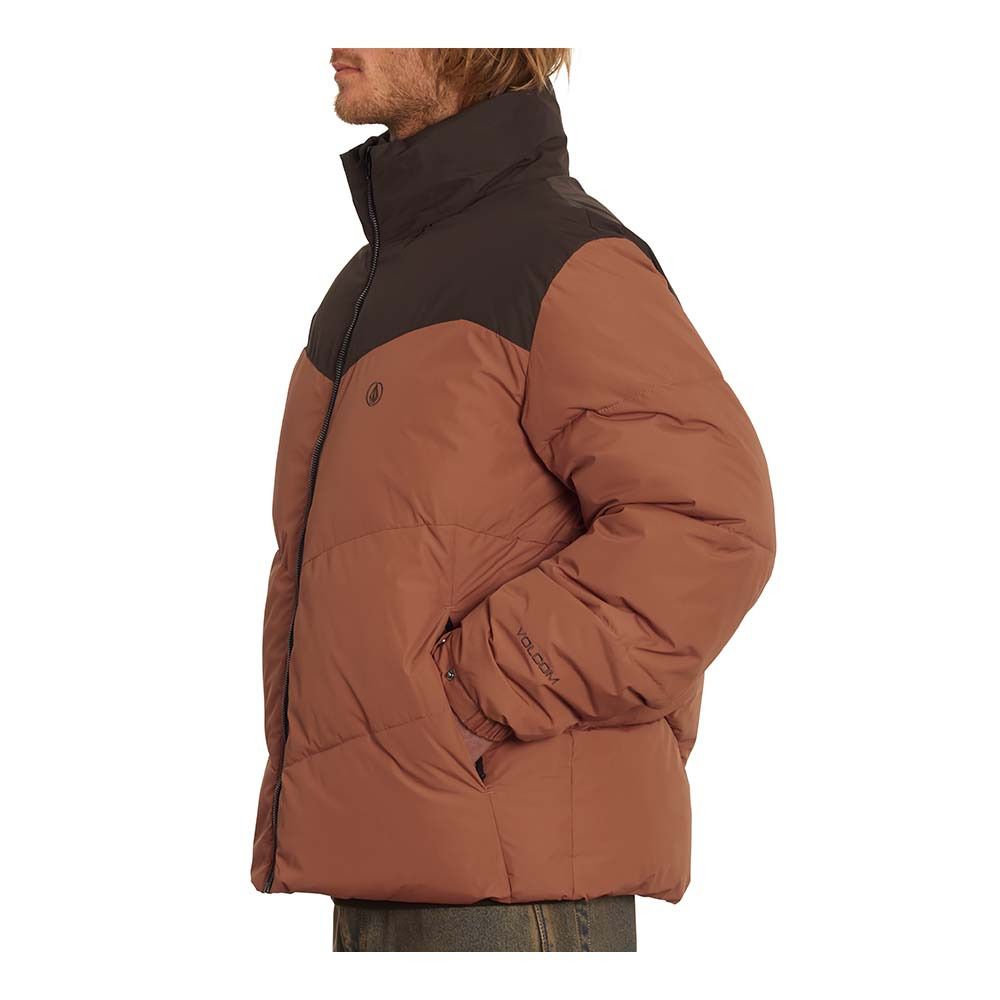 Volcom GOLDSMOOTH - Doudoune Homme mocha