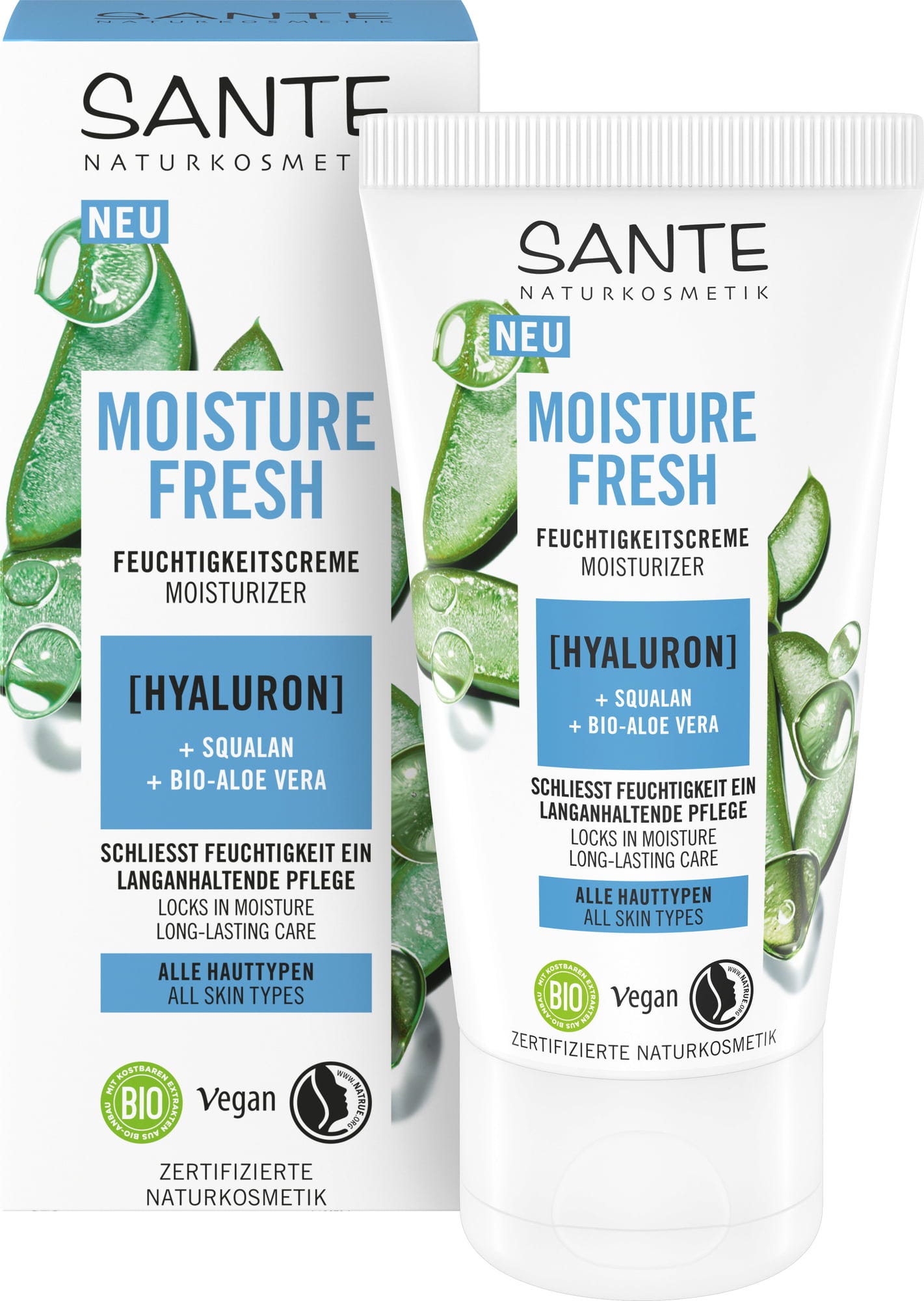 Santé naturally.  Moisture Fresh Feuchtigkeitscreme, 50 ml