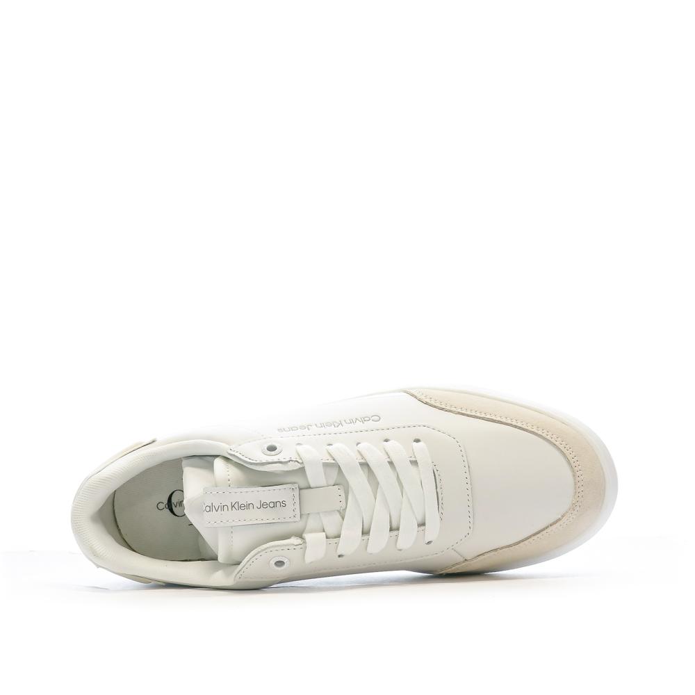 Calvin Klein Jeans Baskets Blanches Homme Calvin Klein Jeans Casual Cupsole