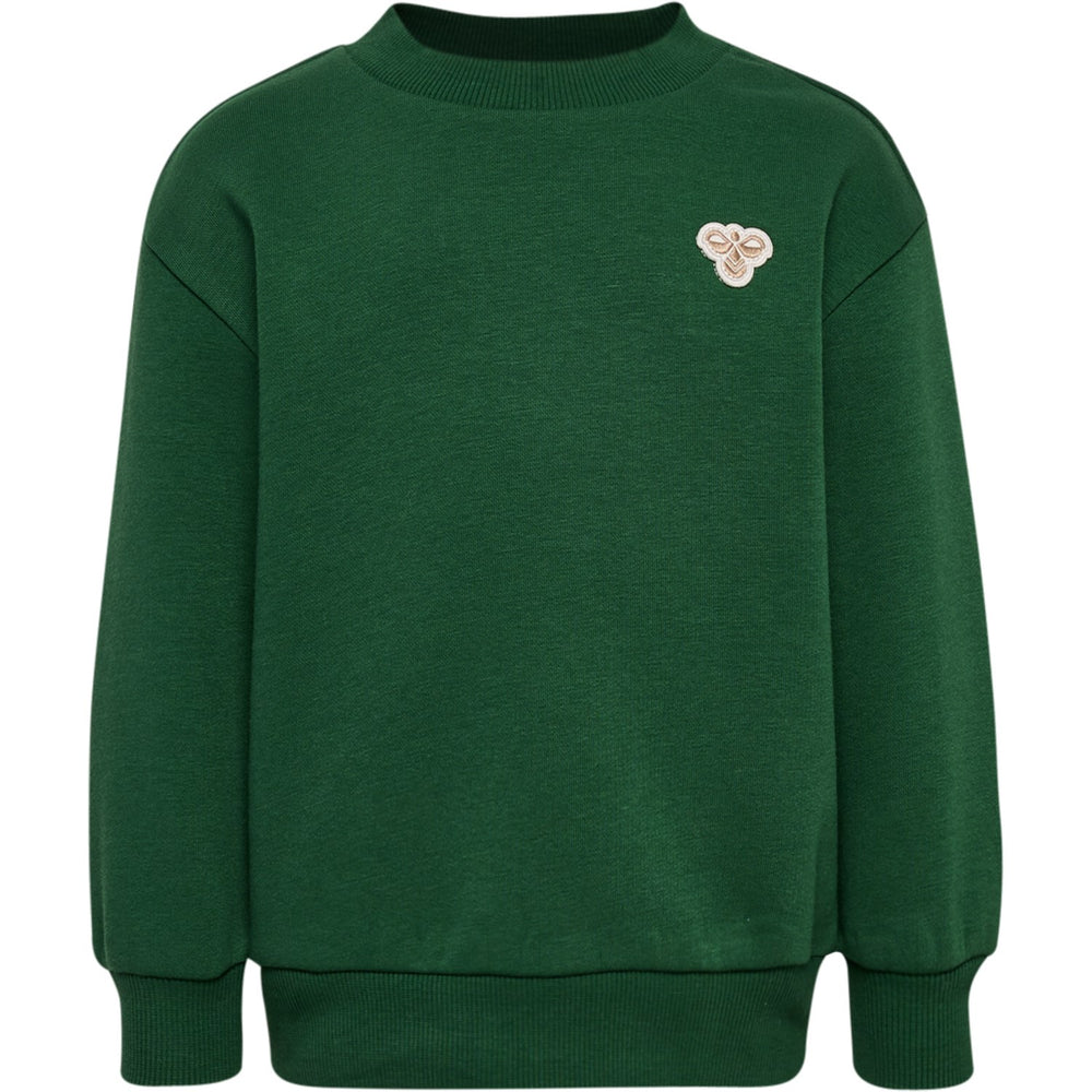 Køb Hummel Dark Green Mini Loose Crewneck Bee