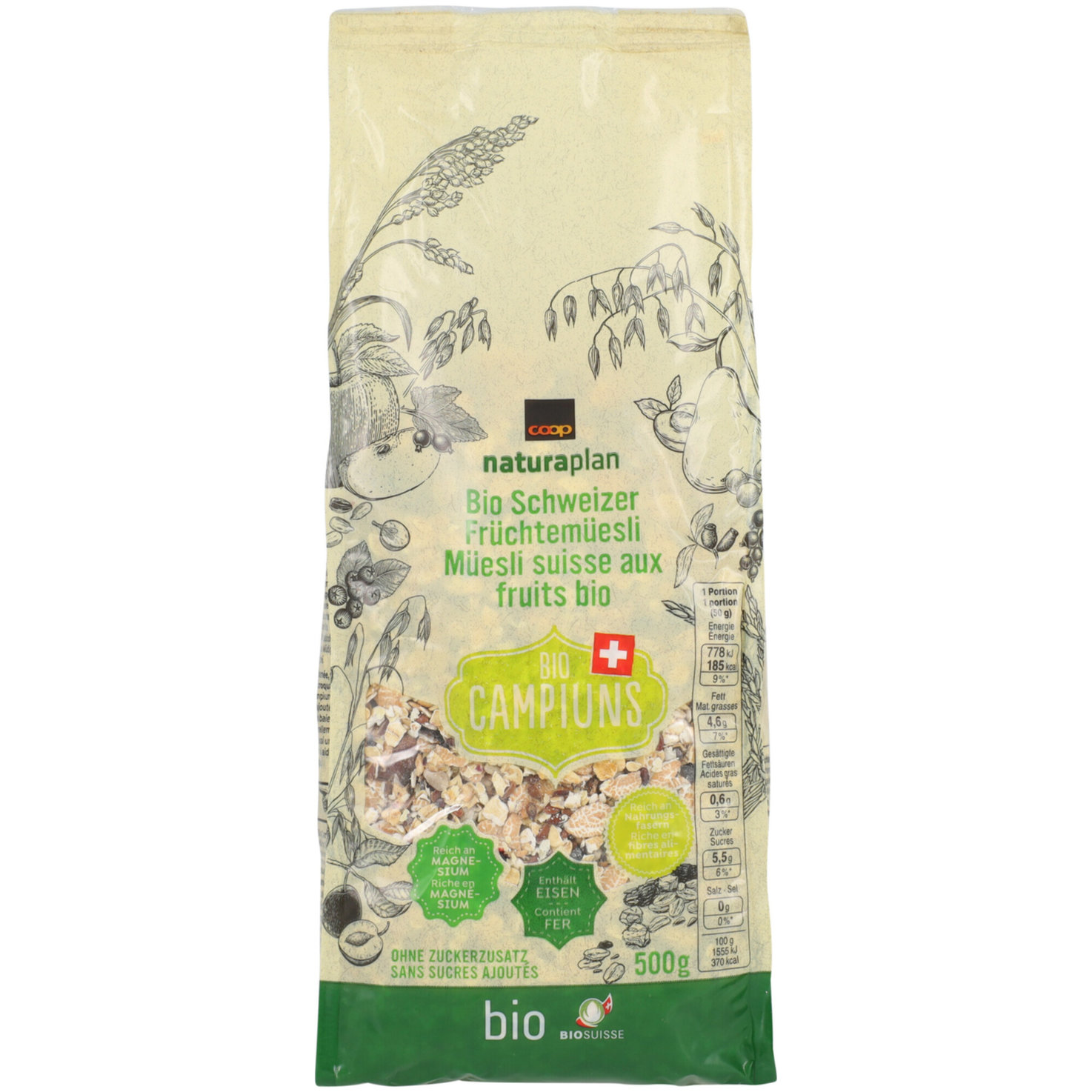 Naturaplan Bio Schweizer Früchtemüesli