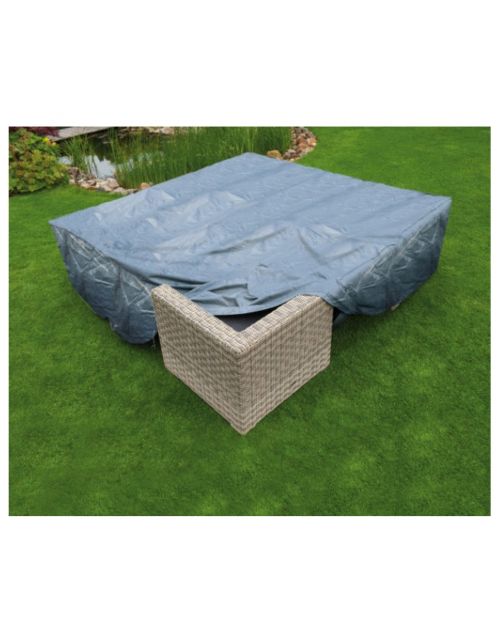 Nature Beschermhoes Voor Loungeset - Tuinmeubelen - 70x250x250 cm Grijs