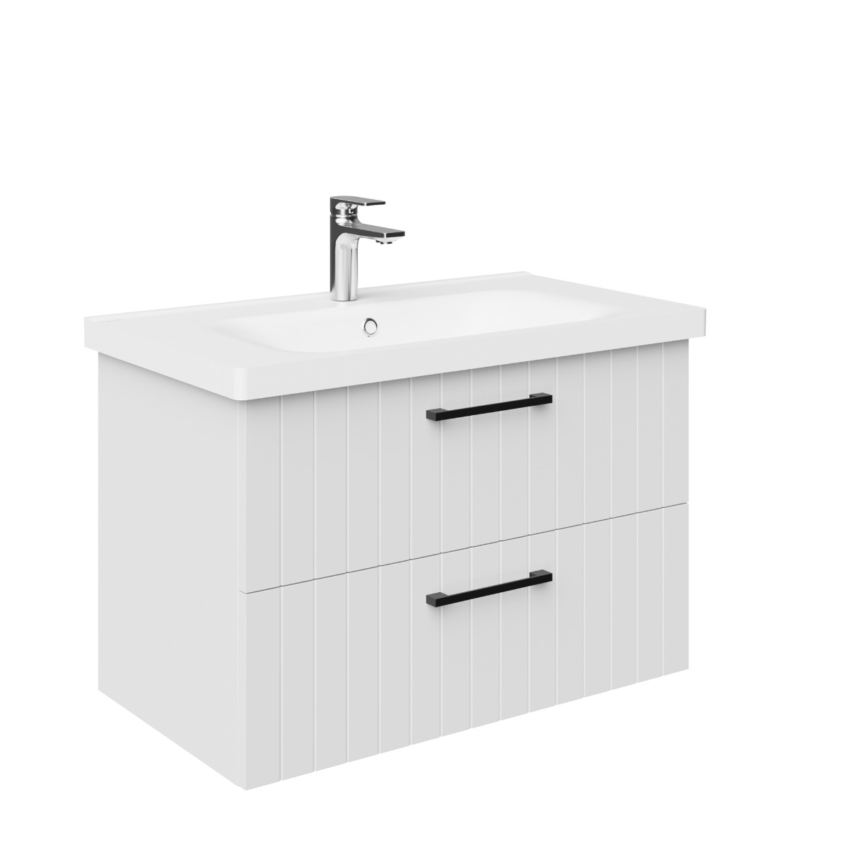 SaniGoods Rangi wastafel 80cm wit