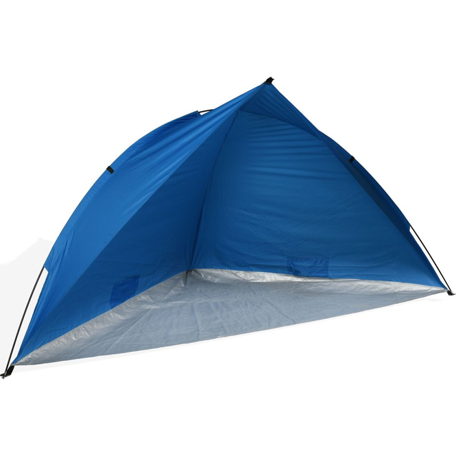 Strandzelt - aus Polyester - ca. 260 x 110 cm - blau - 1 Stück