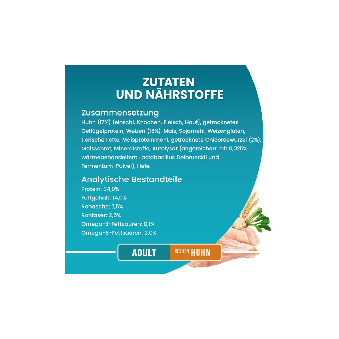 Purina ONE Bifensis Adult Huhn und Vollkorngetreide 750 g