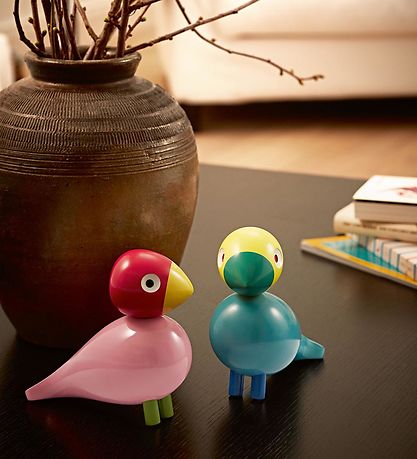 Kay Bojesen Tr?figur - Sangfugl - 15 cm - Sunshine