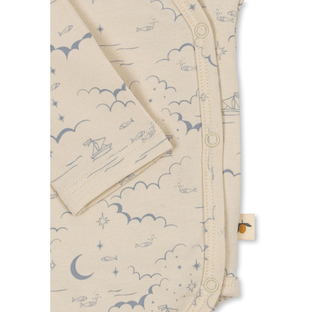 Køb Konges Sløjd Cielo Marino Basic Ls Newborn Body Gots