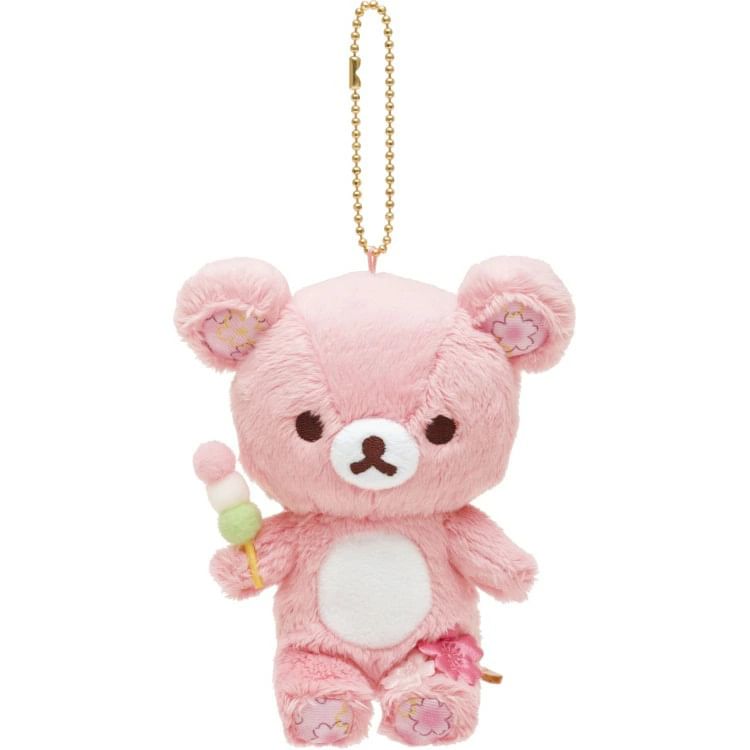San-X - Rilakkuma Sakura Pluchen Speelgoed Tashanger / Sleutelhanger
