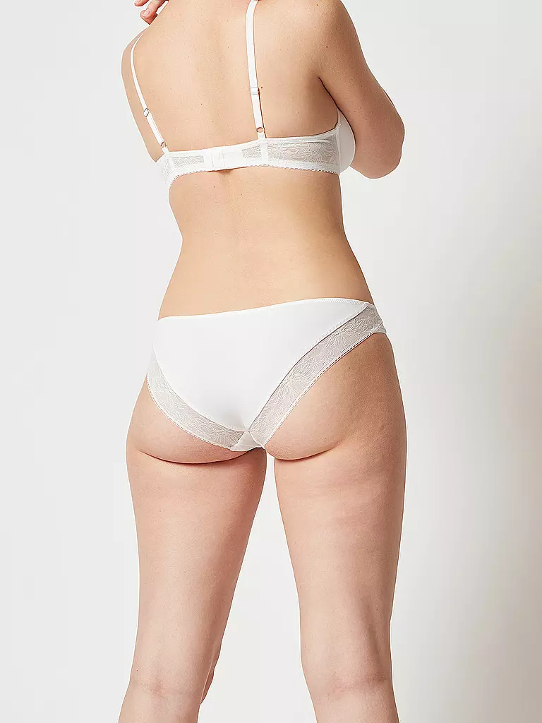 SKINY Slip MICRO LACE ivory creme