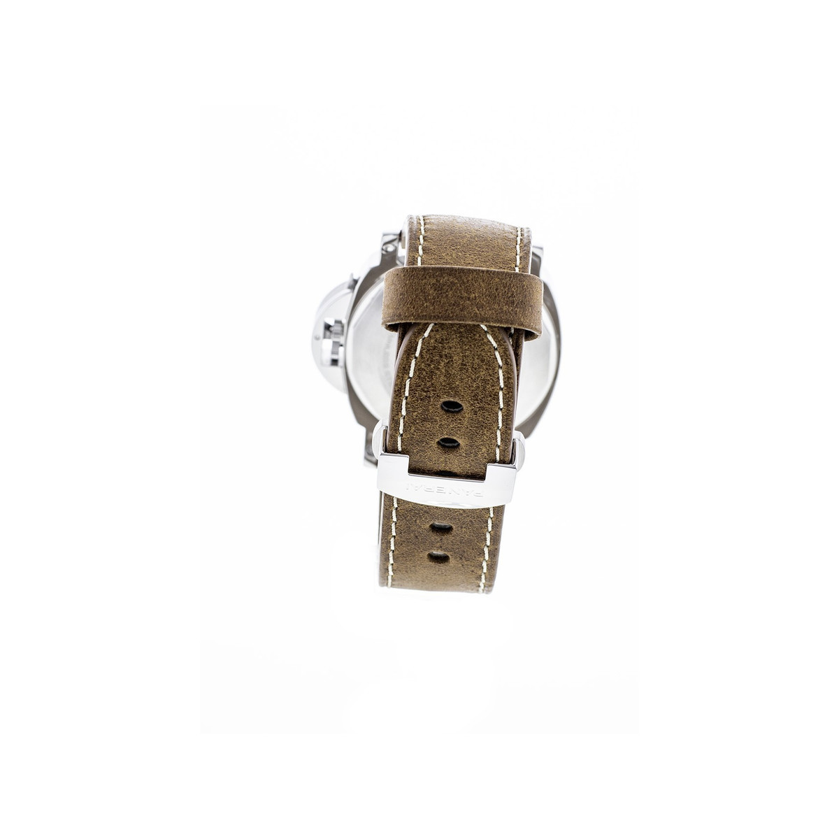 Montre d'occasion Panerai Luminor homme automatique acier bracelet cuir