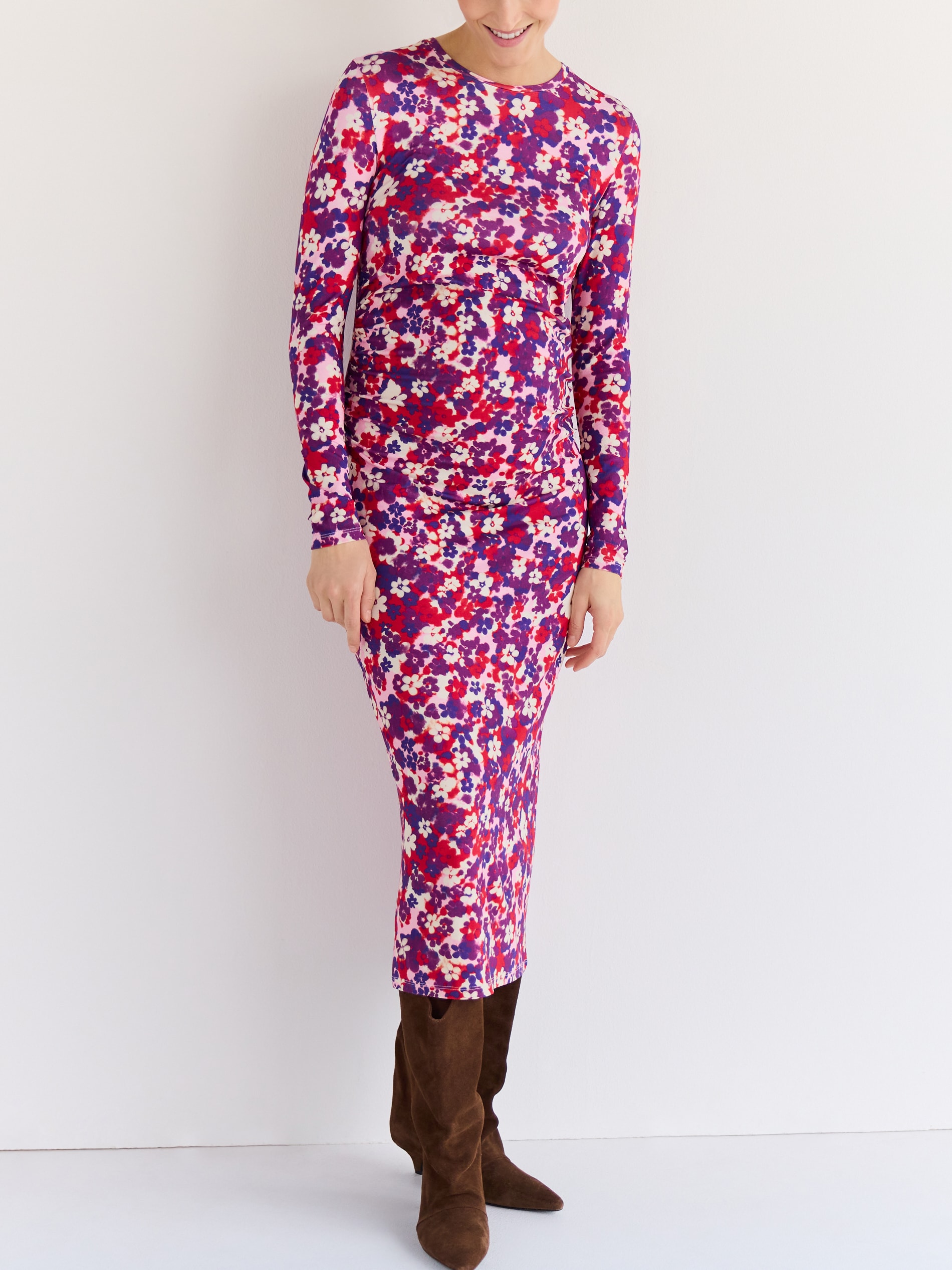 Kleid mit hohem Viskoseanteil