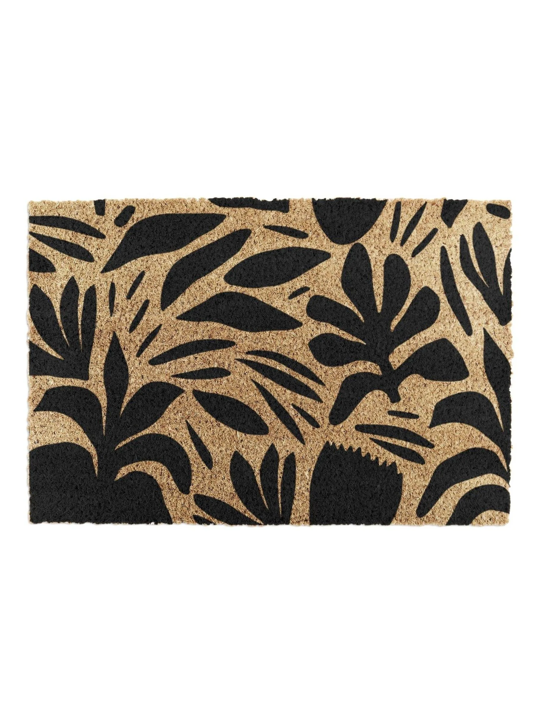 Artsy Mats Abstract Leaf Pattern Doormat