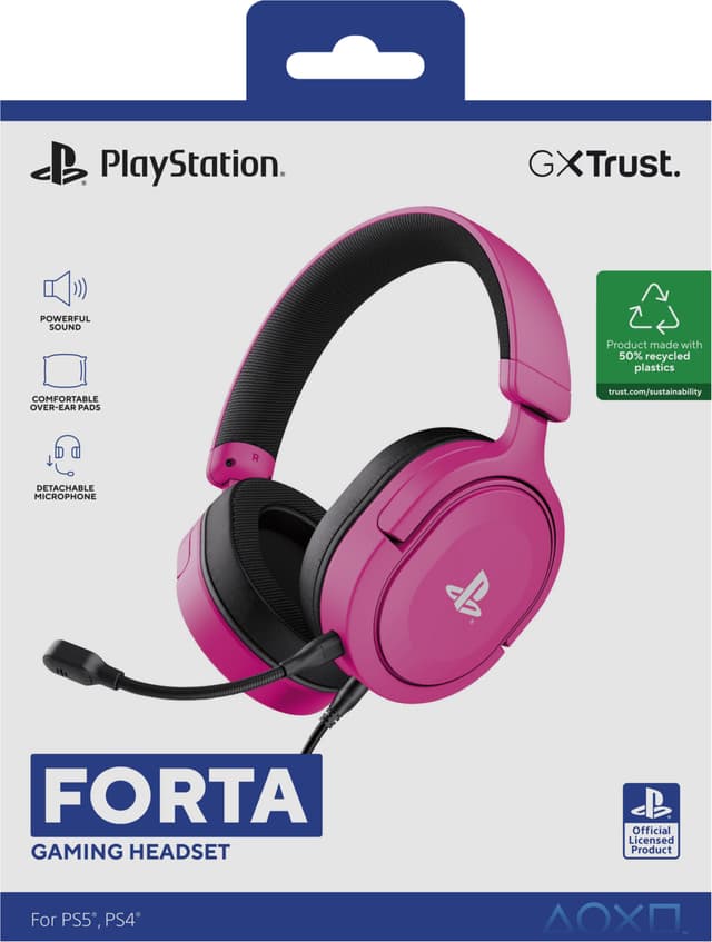 Trust Forta GX498 gaming headset (pink)